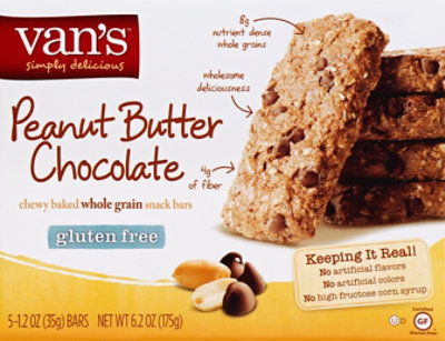 Vans Snack Bars Chewy Baked Whole Grain Peanut Butter Chocolate - 6.2 Oz - Image 2