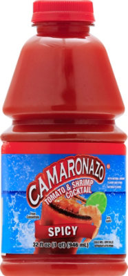 Camaronazo Tomato & Shrimp Cocktail Spicy - 32 Fl. Oz. - Image 2