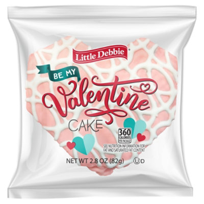 Little Debbie Cakes Vanilla Valentines - 2.8 Oz