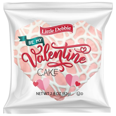 Little Debbie Cakes Vanilla Valentines - 2.8 Oz