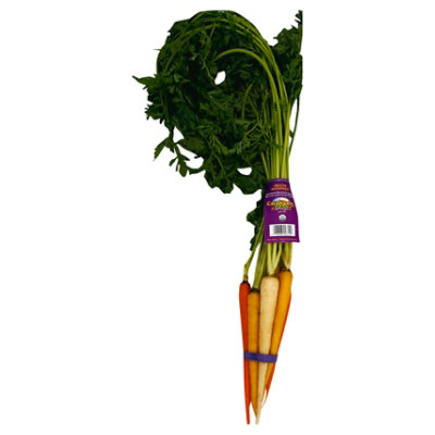 Cal-Organic Farms Carrots Rainbow Bunch Organic - 1 Bunch