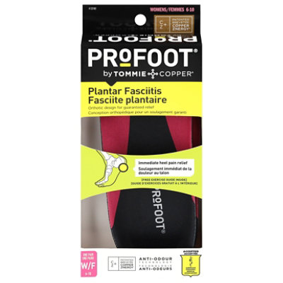 Profoot Plantar Fasciitis Womens Foot Insert - 1 Pair - Image 2