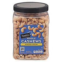 Signature SELECT Cashews Whole Roasted & Salted - 36.4 Oz - Image 3
