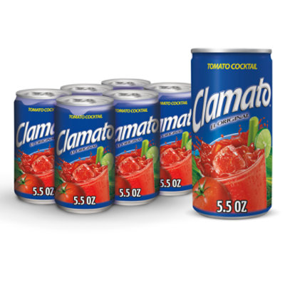 Clamato Cocktail Original Tomato - 6-5.5 Fl. Oz. - Pavilions
