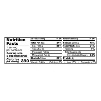 Little Debbie Cupcakes Chocolate - 3.59 Oz - Image 3