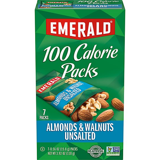 Emerald 100 Calorie Packs Walnuts & Almonds - 7-0.56 Oz