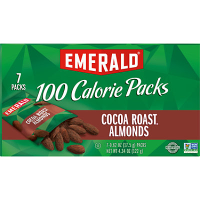 Emerald 100 Calorie Packs Almonds Cocoa Roast Dark Chocolate - 7-0.62 Oz - Image 6