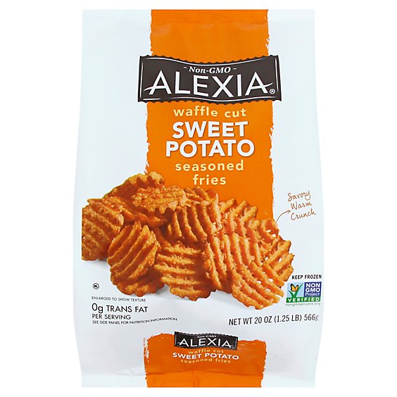 Alexia Fries Sweet Potato Seasoned Waffle Cut - 20 Oz