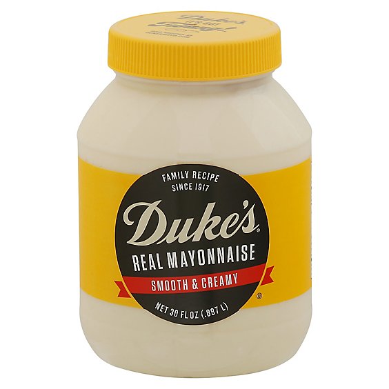 Dukes Mayonnaise Real Smooth & Creamy Sugar Free - 32 Fl. Oz.