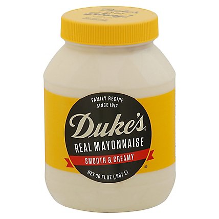 Dukes Mayonnaise Real Smooth & Creamy Sugar Free - 32 Fl. Oz. - Image 1