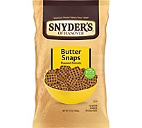 Snyder's of Hanover Snaps Butter Pretzel - 12 Oz
