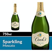 Cook's California Champagne Moscato White Sparkling Wine - 750 Ml - Image 1