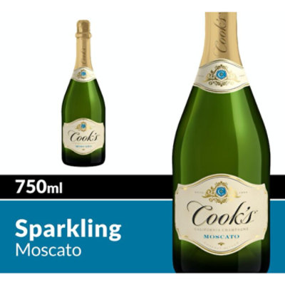 Cook's California Champagne Moscato White Sparkling Wine 750 Ml JewelOsco