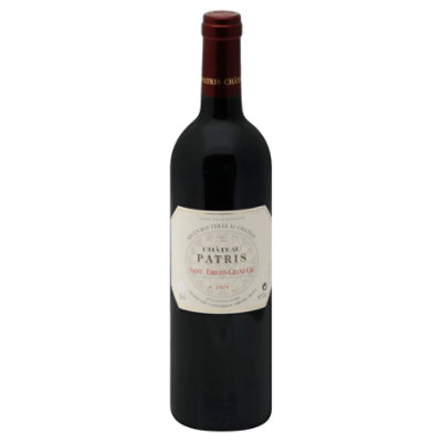 Chateau Patris Wine Saint Emilion Grand Chu 2010 - 750 Ml