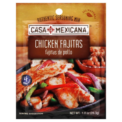 Casa Mexicana Chicken Fajitas Authentic Seasoning Mix - 1 Oz - Jewel-Osco