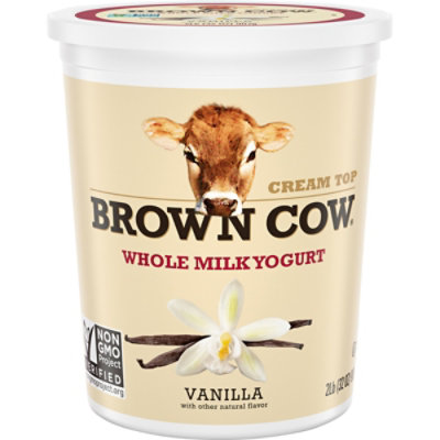 Brown Cow Cream Top Vanilla Whole Milk Yogurt - 32 Oz - Image 3