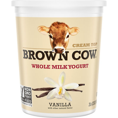 Brown Cow Cream Top Vanilla Whole Milk Yogurt - 32 Oz - Image 2