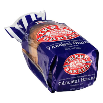 Three Bakers Bread Whole Grain 7 Ancient Grains - 17 Oz - Image 1