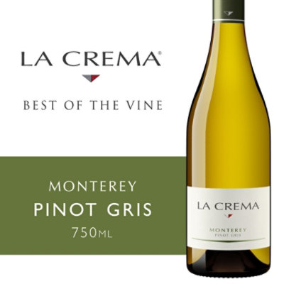 La Crema Monterey Pinot Gris White Wine - 750 Ml