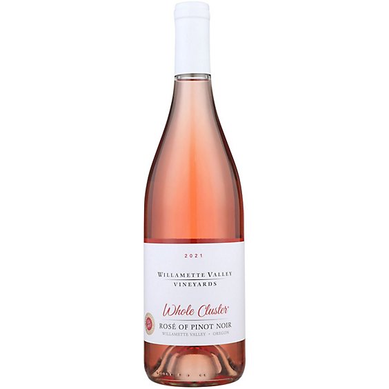 Willamette Valley Vineyards Wine Whole Cluster Rose Of Pinot Noir - 750 Ml