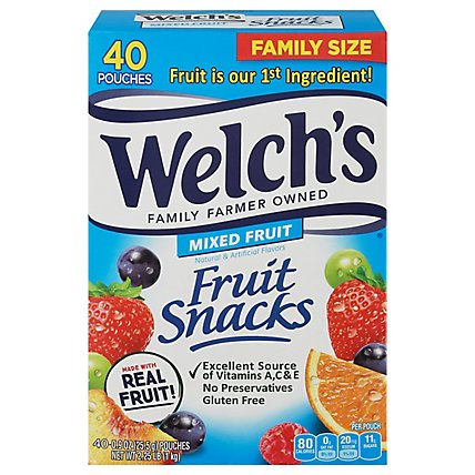 Welchs Fruit Snacks Mixed Fruit - 40-0.9 Oz - Image 3