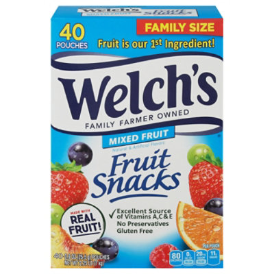 Welchs Fruit Snacks Mixed Fruit - 40-0.9 Oz - Image 3