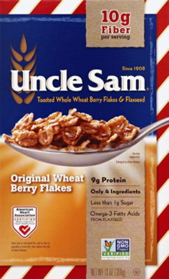 Uncle Sam Cereal Original Wheat Berry Flakes - 13 Oz - Image 2