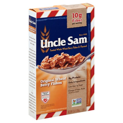 Uncle Sam Cereal Original Wheat Berry Flakes - 13 Oz - Image 1