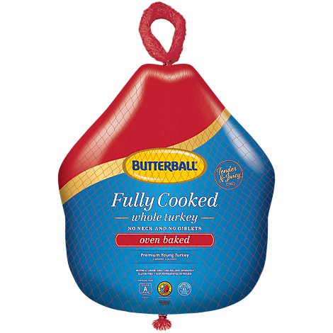 Butterball Whole Turkey Baked Frozen - Weight Between 5-10 Lb
