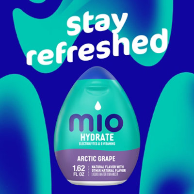 mio Hydrate Arctic Grape Flavored with other natural flavor Liquid Water Enhancer - 1.62 Fl. Oz. - Image 3