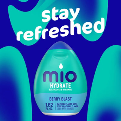 mio Hydrate Berry Blast Flavored with other natural flavor Liquid Water Enhancer - 1.62 Fl. Oz. - Image 3