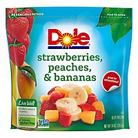Dole Fruit Cut Strawberrys Peaches & Bananas - 14 Oz - Image 1