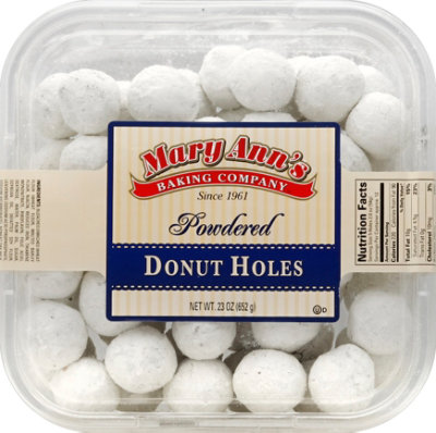 Mary Anns Donut Holes Powder Sugar - Each - Image 2