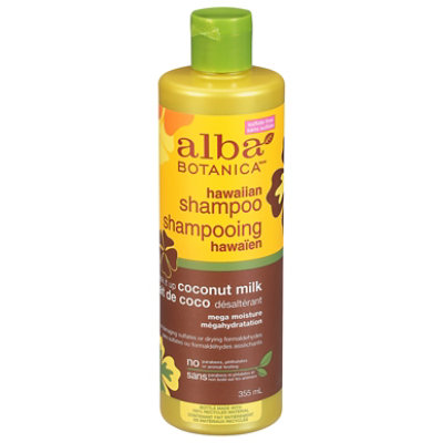 Alba Botanica Hawaiian Shampoo Drink It Up Coconut Milk - 12 Fl. Oz. - Image 2
