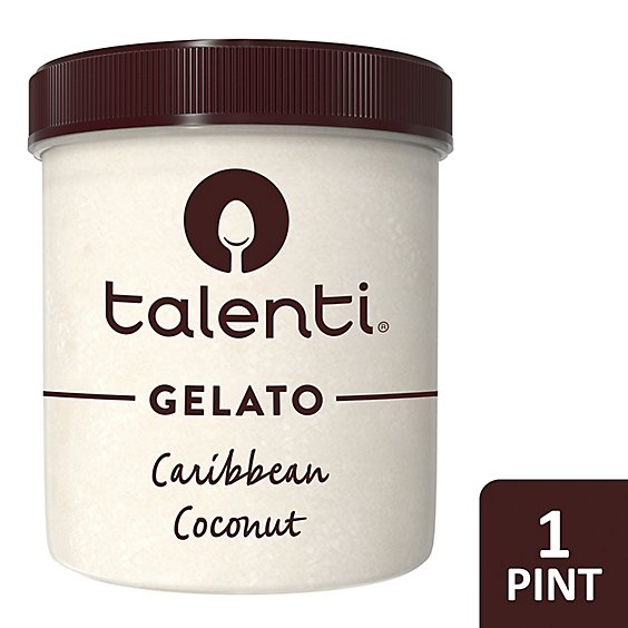 Talenti Caribbean Coconut Gelato - 1 Pint