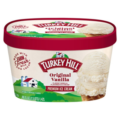 Turkey Hill Ice Cream Premium Original Vanilla - 48 Fl. Oz. - Image 3