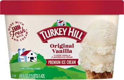 Turkey Hill Ice Cream Premium Original Vanilla - 48 Fl. Oz. - Image 2