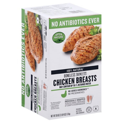 Open Nature Boneless Skinless Chicken Breasts - 36 - Safeway