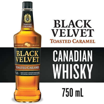 Black Velvet Toasted Caramel Canadian Whiskey 70 Proof Bottle - 750 Ml - Image 1