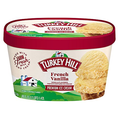 Turkey Hill Ice Cream French Vanilla - 1.5 Quart