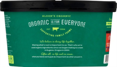 Alden's Organic Mint Chip Ice Cream - 1.5 Quarts - Image 6