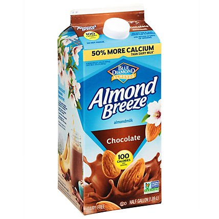 Blue Diamond Almonds Almond Breeze Almondmilk Chocolate - 64 Fl. Oz. - Image 1
