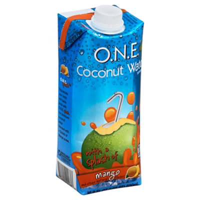 O.N.E. Coconut Water with a splash of mango - 16.9 Fl. Oz. - Image 1