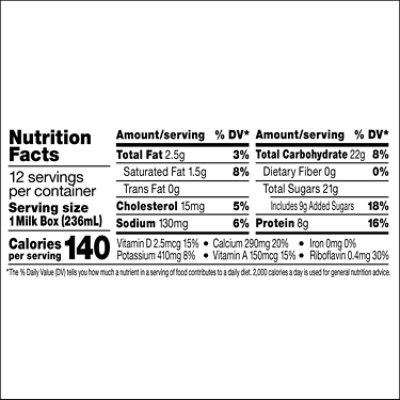 Horizon Organic Shelf-Stable 1% Lowfat Vanilla Milk Boxes - 12-8 Fl. Oz. - Image 4
