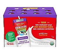 Horizon Organic 1% Lowfat UHT Vanilla Milk - 12-8 Fl. Oz.