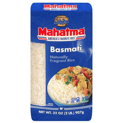 Mahatma Extra Long Grain Basmati Rice Bag - 2 lb