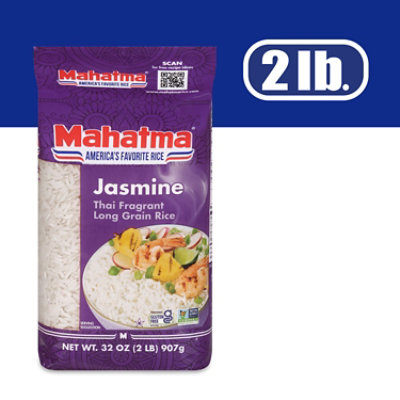 Mahatma Jasmine Thai Long Grain Rice In Bag - 2 Lb - Image 2