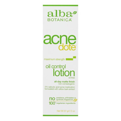 Alba Botanica Acne Oil Control Lotion - 2 Oz - Image 1