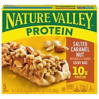 Nature Valley Protein Bars Chewy Salted Caramel Nut - 5-1.42 Oz - Image 1