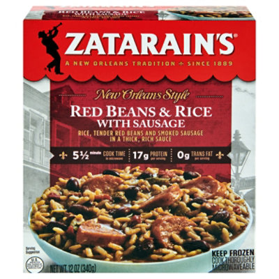 Zatarain's New Orleans Style Rice with Beans Red Family Size